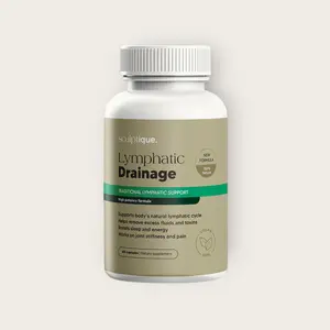 Sculptique Lymphatic Drainage Capsules - Antioxidant & Detox Binder Supplement - Supports Natural Lymphatic Cycle