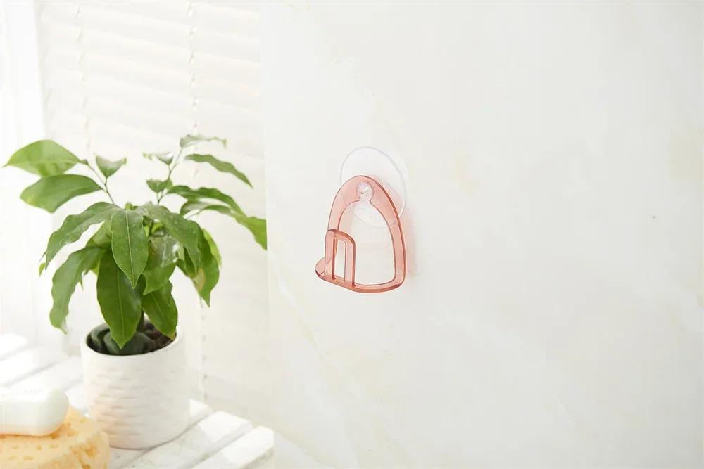 Kitchen Suction Cup Sink Drain Rack Plastic Sponge Holder Sponge Storage Rack Sink Stand Holder Organizer Kitchen Accessories