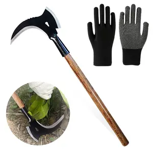 Garden maintenance tools for tasks such as pruning overgrown branches, clearing pathways, weeding, and general garden upkeep.