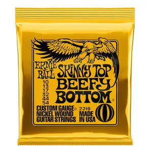 Ernie Ball Skinny Top Beefy Bottom Slinky Nickel Electric Guitar Strings 10-54