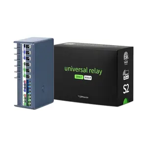 Z-Wave Long Range Relay ZEN17 800LR for Awnings, Garage Doors, Sprinklers, and  | 2 x NO-C-NC Relays (20A, 10A) | Hub Required (Compatible with Z-Box,  Assistant, and Hubitat)