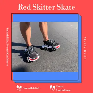 Red Skitter Skate - Sturdy Construction & Smooth Performance for All Skating Levels - Enhance Confidence & Enjoy Every Ride