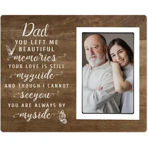 Bereavement gifts for loss of father memorial picture frame sympathy gifts for loss of dad in memory of loved one gifts memorial gifts fits 4x6 in photo
