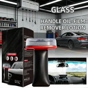 Windshield Oil Film Eraser Wand, Car Windshield Cleaner, All-In-One Pro Kit with Glass Cleaning Emulsion Formula, Streak-Free Solution for Rain Repellents