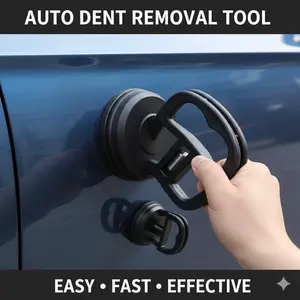 Powerful Car Dent Puller Suction Cup Kit, Non-Paint Scratch-Free Repair Tool, Car Dent Remover, Universal Anti-Slip Handle for DIY Door Hood Dents Removal, Reusable Dent Repair Suction Cup Set.
