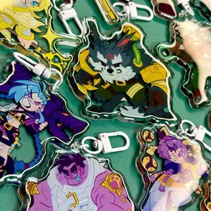 12 Ops League of Legends Arcane 2XKO Acrylic Keychains