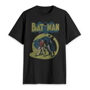 Men's Batman With Robin Vintage Comics T-Shirt