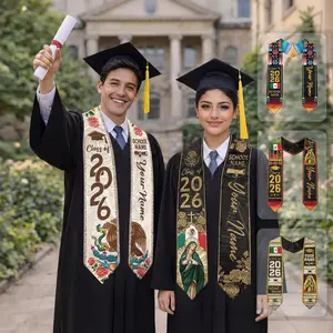 Personalized Mexican Graduation Sash, Mexican Flag Graduation Sash, Mexico Stole, Mexican Graduation Stole 2026, Custom Name & School Stole