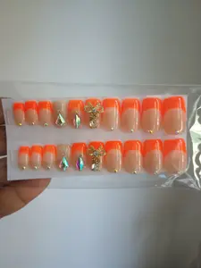 Orange French Press Ons