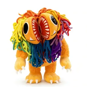 Yarnaby Deluxe Posable Plush, Cute Game Character Stuffed Animal, Soft Collectible Plush Toy for Kids & Gamers, Kawaii Room Decor & Birthday Gift for Boys Girls