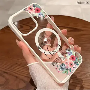 Premium Magnetic Phone Cases for iPhone11/12/13/14/15/16//17/Air/promax/Plus Inspirational Quote y2k cased MagSafe Ready, Anti-Fall, Springtok and Ultra-Thin Design | Perfect for Everyday Use Protector Screen Protector Aesthetic Resistance