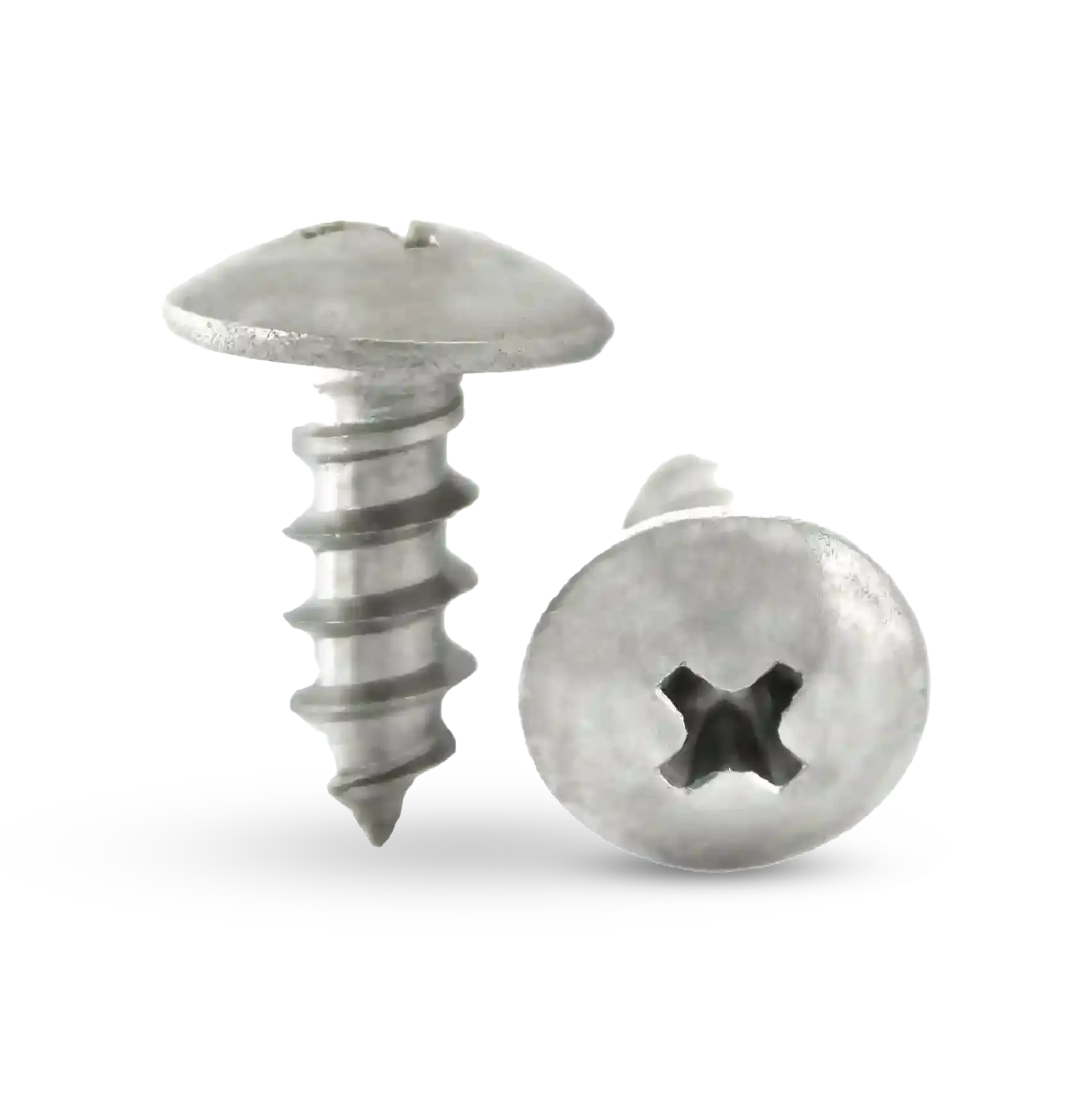 Shopcorp 18-8 Stainless Steel Phillips Drive, Truss Head Sheet Metal Screw (#10, 1/2 Inches)