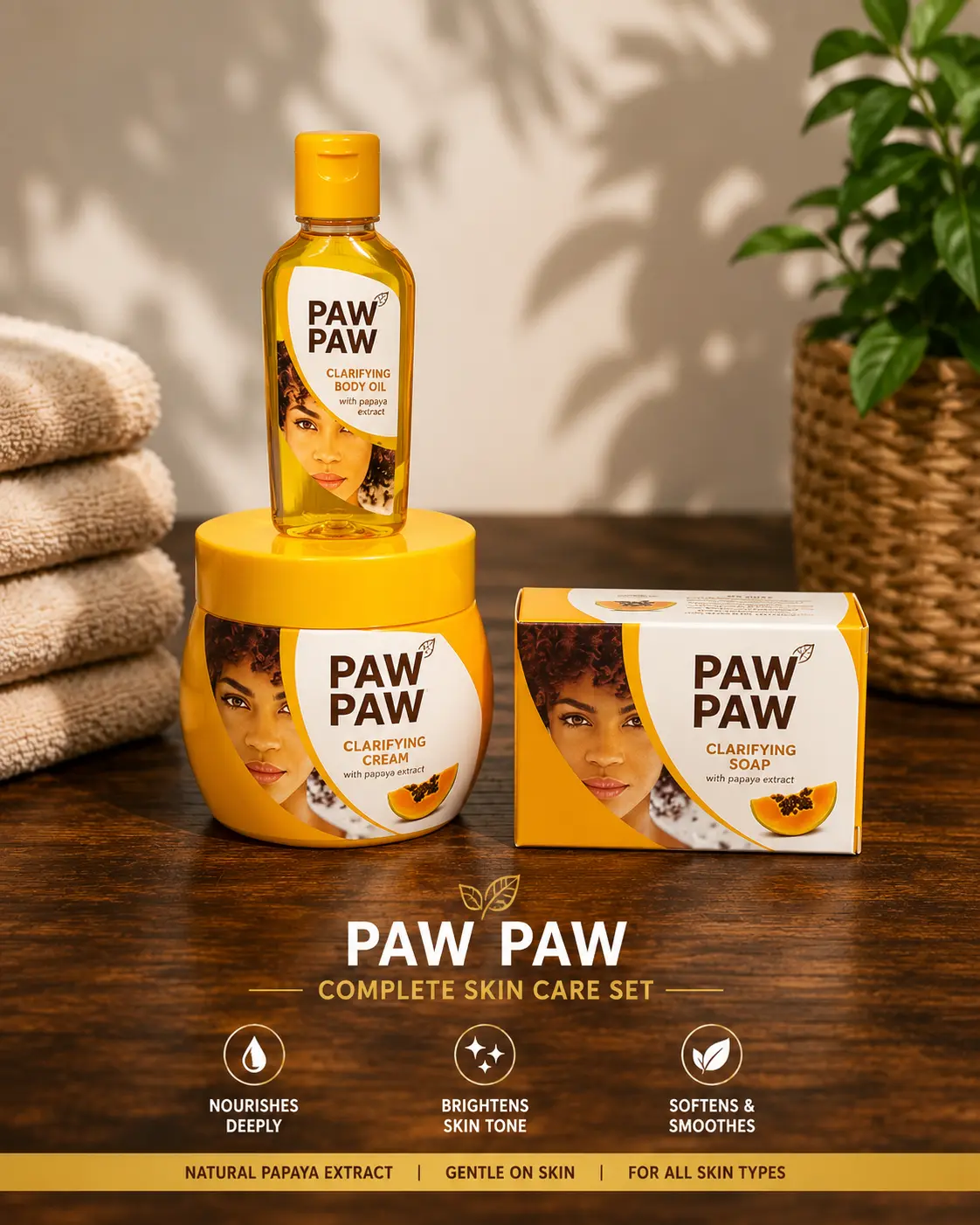 Paw Paw skin care set 3pcs