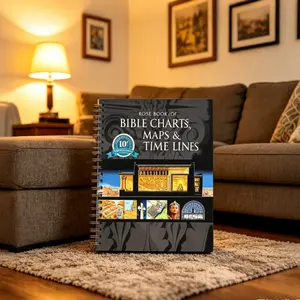 Rose Book of Bible Charts, Maps & Timelines – 10th Anniversary Special Edition Hardcover, 230 Full-Color Pages with 200+ Bible Charts, Maps, Timelines & Study Guides for Christian Bible Study and Reference