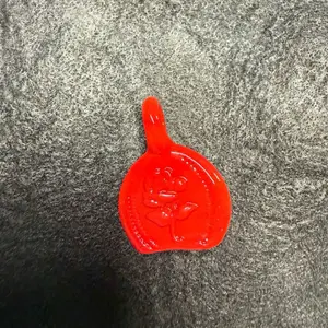 Red Rose Glass Pendant