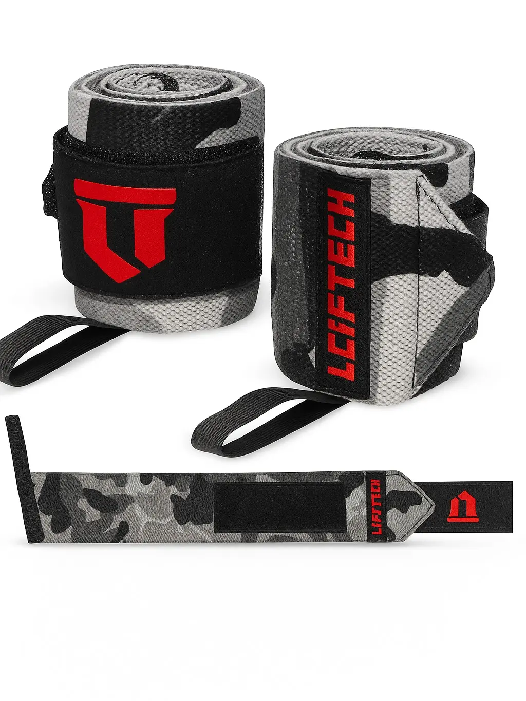 Wrist Wraps for Weightlifting 18" — Thumb Loop Wrist Support for Men & Women, Gym Straps for Powerlifting, Bodybuilding & Cross Training | LiftTech