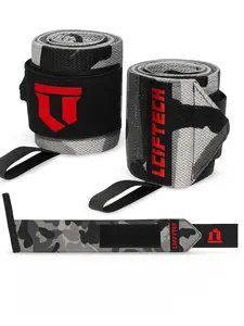 LIFTTECH 18'' WRIST WRAPS – Premium Thumb Loop Wraps for Powerlifting & Bodybuilding