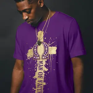 Man of Faith Omega Psi Phi Shirt design by Waymaker Designs Inc