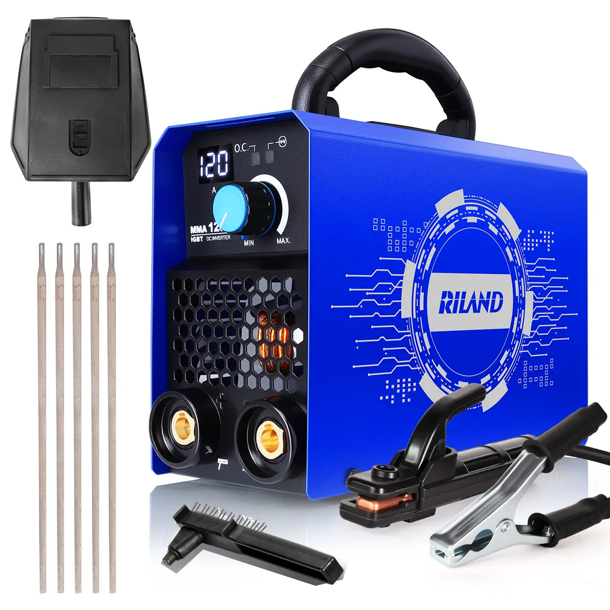 Labor Day Sale Stick Welder Mini Welder Portable ARC Welding Machine 110V Dual Voltage with Hot Start Portable Synergic Stick Welder, Anti-Stick & Wel