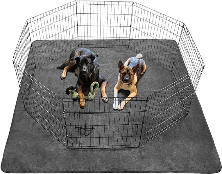 Dog Pee Pad Washable-Extra Large 72x72/65x48 Instant Absorb Training Pads Non-Slip Pet Playpen Mat Waterproof Reusable Floor Mat for Puppy/Senior Dog