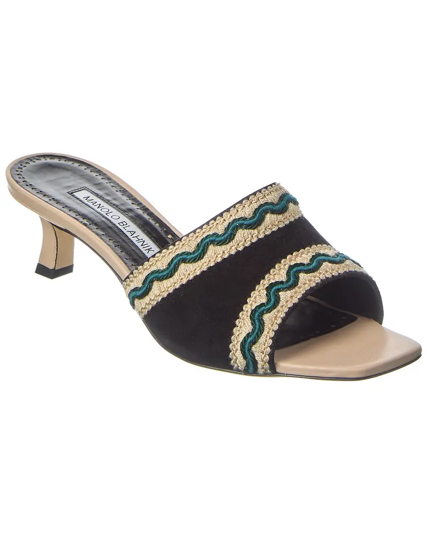 Manolo Blahnik Marebis 50 Suede Sandal