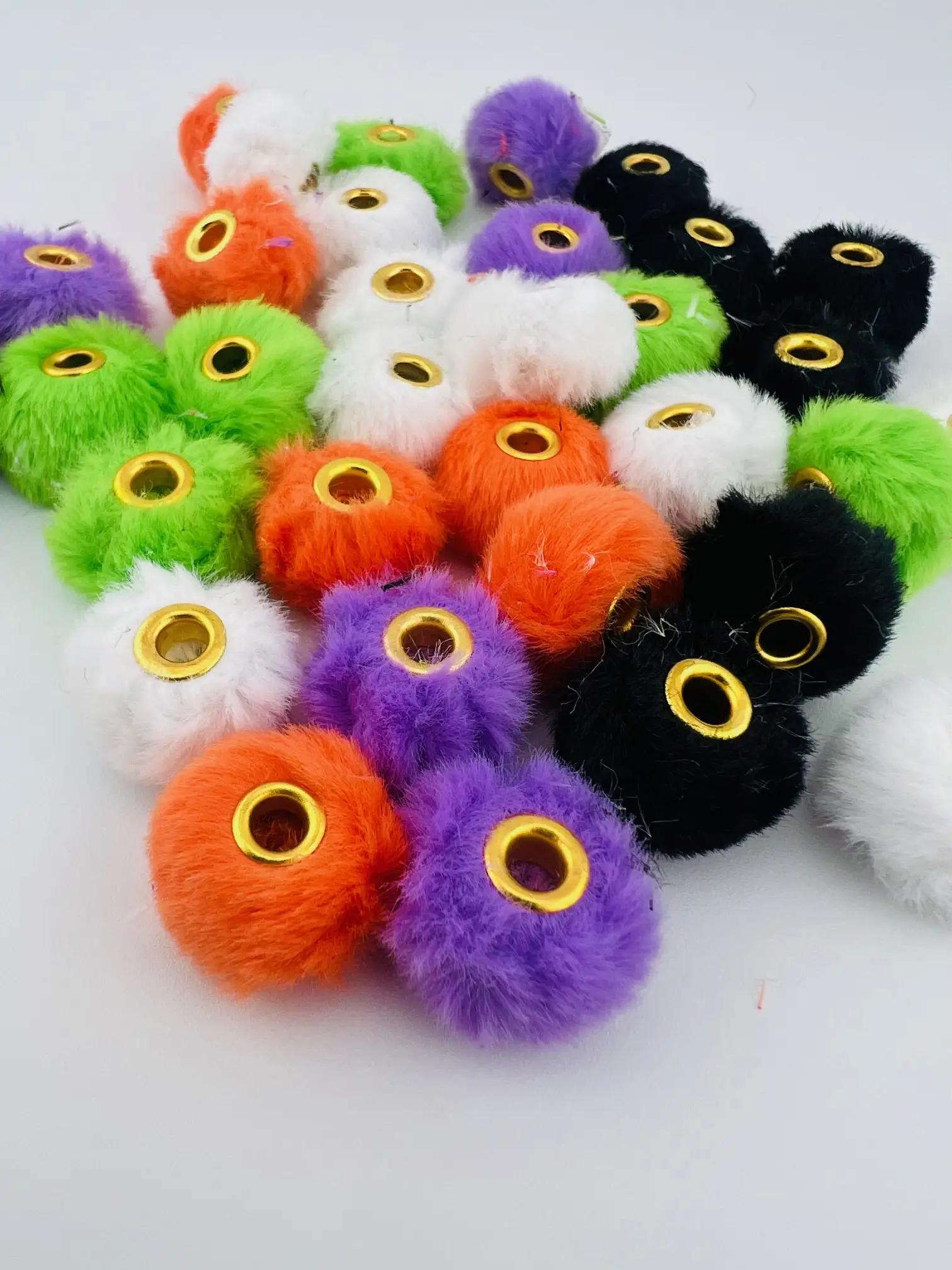 Fluffy-Soft to the touch beads for DIY jewelry-making and home decor - 20 pieces per bag