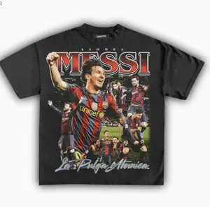 LIONEL MESSI "LA PULGA ATOMICA" TEE, Graphic Sport T-shirt, Vintage Soccer Player Shirt ,Playoffs,Y2k , Soccer Apparel , Gift For Soccer Fans, Gift For him BDE