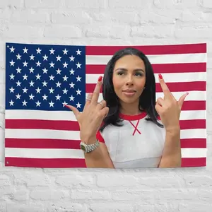 Mariah The Scientist Flag -R&B Star American Tribute Tapestry 40in*60in Tapestry Decor Solid Color Decorative Starry Sky Pattern