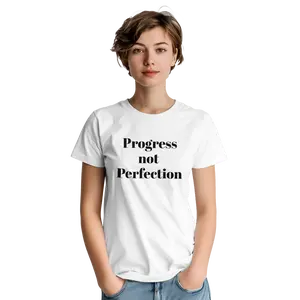 Heavenly Apparel |Heavyweight Unisex Crewneck T-shirt | Progress not Perfection