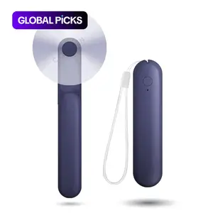Mini Handheld Fan, Handheld Cooling Fan, Portable USB Rechargeable Personal Pocket Fan with 3 Speeds, Battery Operated Small Fan, Battery Powered Fan for Women, Girls, Travel, Outdoor, Theme Parks and Gifts #GLOBAL PICKS