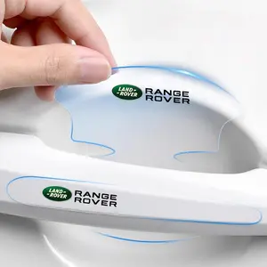 8Pcs TPU Car Door Bowl Anti-scratch Stickers Protection Decals Film Auto Decorative Accessories For Land Rover Range Rover Evoque Velar Defender Discovery Freelander Land Cruiser