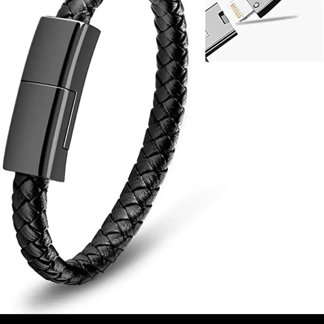 Braided Bracelet Charger for iPhone Lightning - Cellphone Smartphone