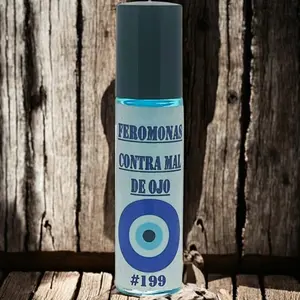 Feromonas Contra Mal De Ojo #199 - Roll On Anti-Aging Formula for Fine Lines & Wrinkles - 10ml- Body Care Cosmetic Blend Oil Daily