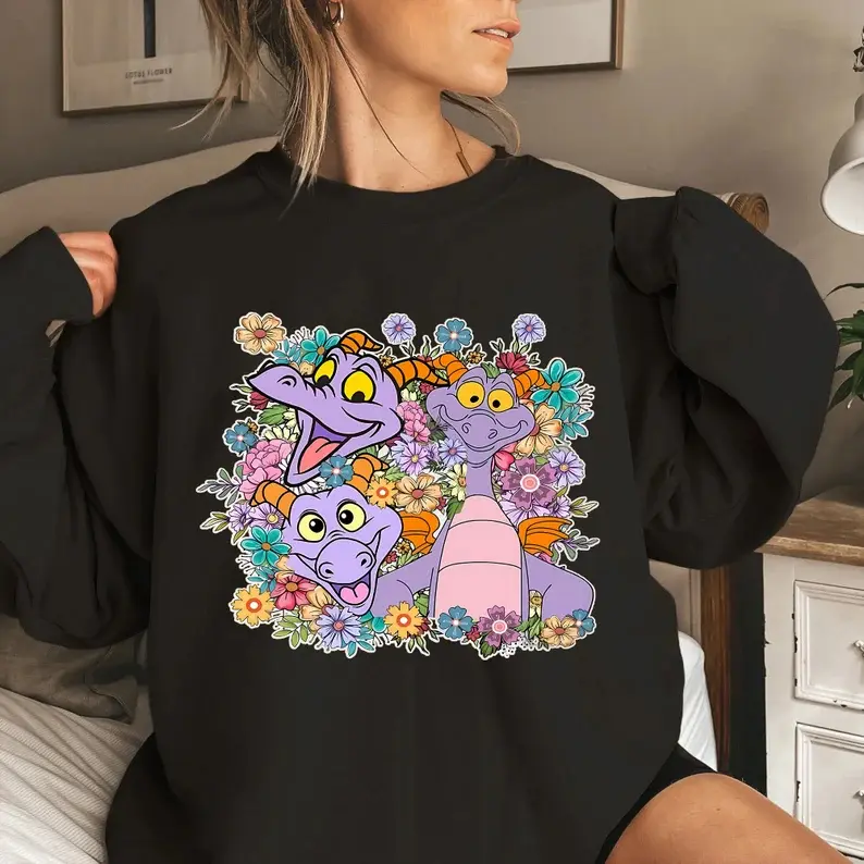 Personalized Purple Dragon T-Shirt, Epcot Flower Gardens Sweatshirt, Figment Est 1983 Shirt, Epcot Festival Shirt, Figment Shirt, Magic Kingdom Shirt, Family Vacation Shirt, Epcot Figment Shirt, Figment Flower Shirt, Gifts For Fans MYNUF