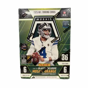 2025 Mosaic Football Blaster Box!! Orange Fluorescent!!!