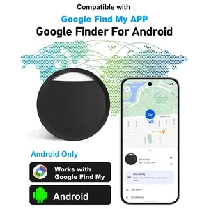 Smart Google GPS Tracker, BT-compatible Tag for Keys Wallet Luggage Pets, Precision Tracking Device for Android Smartphones, Anti-Loss Finder, Bluetooth-compatible