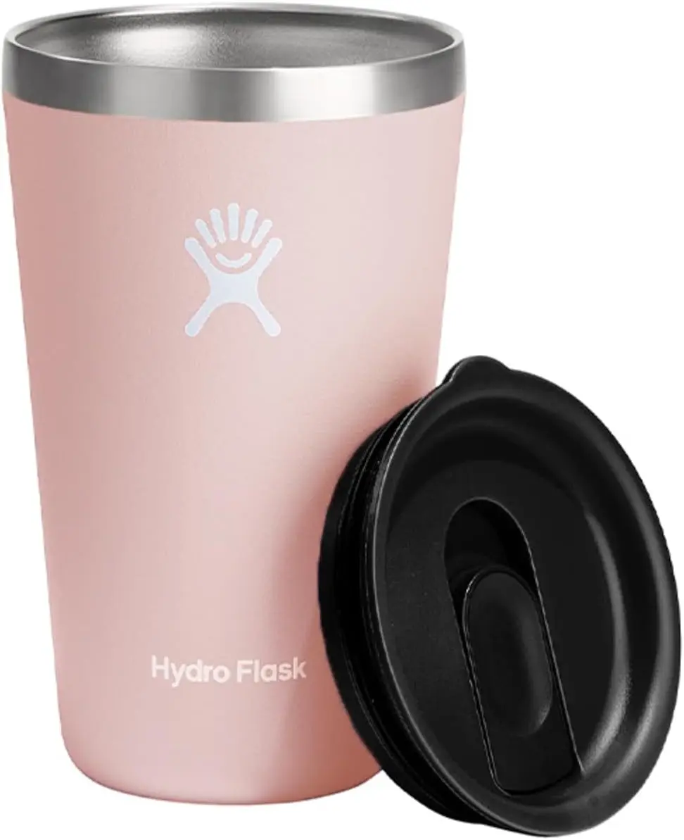 Hydro Flask All Around Tumbler - 16 oz Trillium T16CPB678 Stainless Steel Insulated Portable Water Bottle with Lid