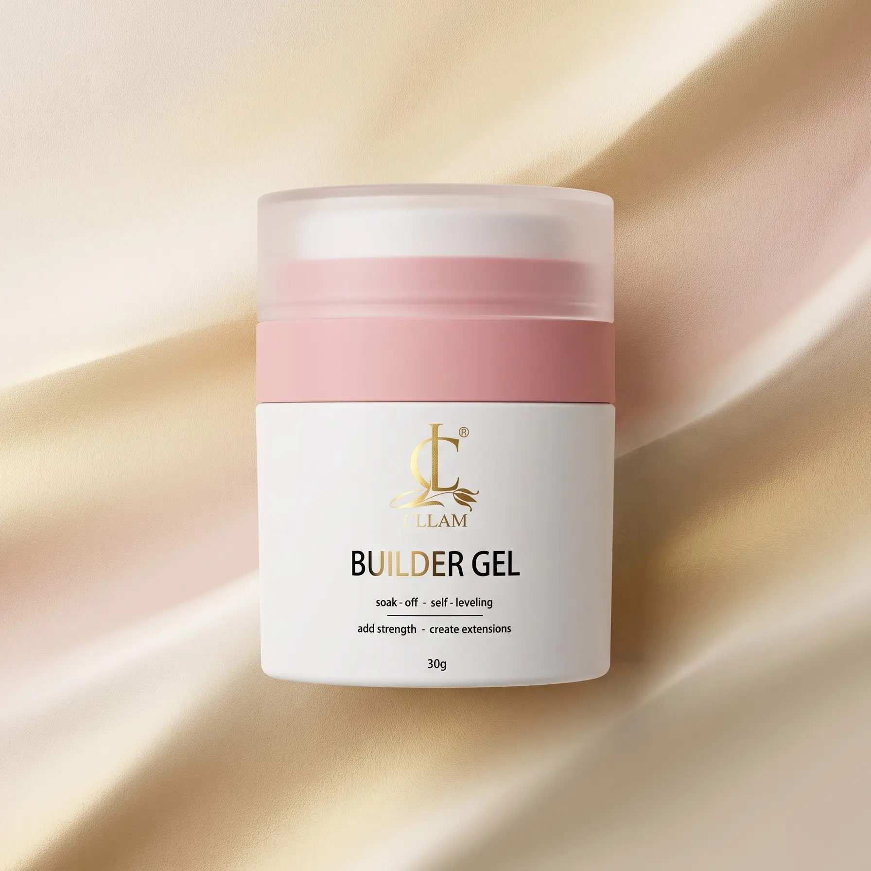 HEMA/TPO-Free Glam Builder Gel Clear 30g