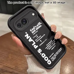 God's Plan2D Pattern Phone Case suitable for Google PIXEL 10 9 8 8A 7 7A Pro 5G Non Slip Protective Cover Smartphone Casing