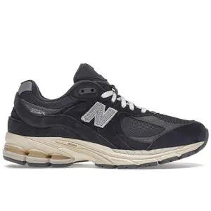 New Balance Men's 2002R Black Dark Grey, from StockX
