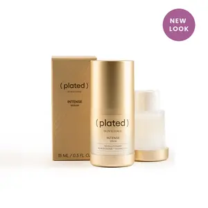 Plated INTENSE Lightweight Serum Skin Repair Skincare with Advanced Peptides & Antioxidant Package for All Skin Types