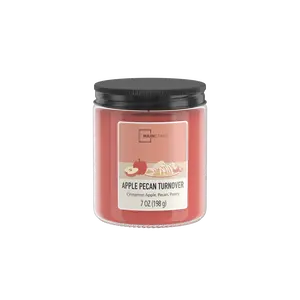 Mainstays Apple Pecan Scented 3-Wick Glass Jar Candle, 7oz