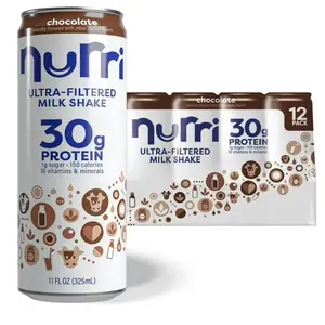 Nurri 30g Protein Chocolate Milk Shake 11 fl. oz., 12 pk. Nurri 30g Protein Chocolate Milk Shake 11 fl. oz., 12 pk.