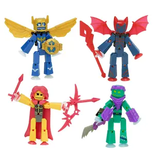 StikBot Legendz Hero Pack | Series 1 - Valor, Ruebell, Dominus