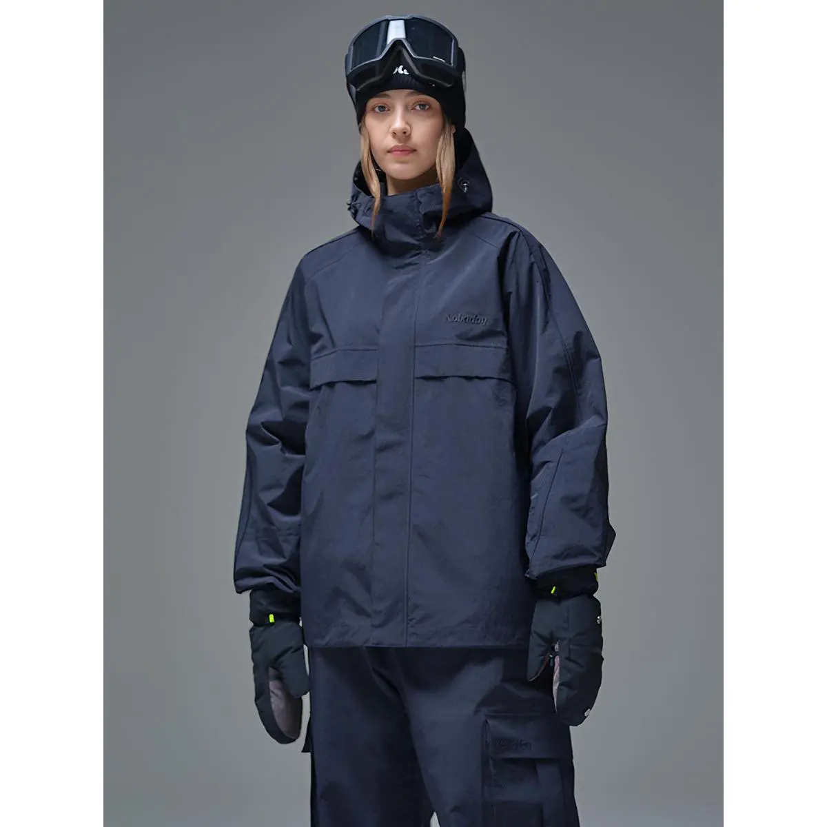 Women's Pure Free Cargo Snow Jacket Black