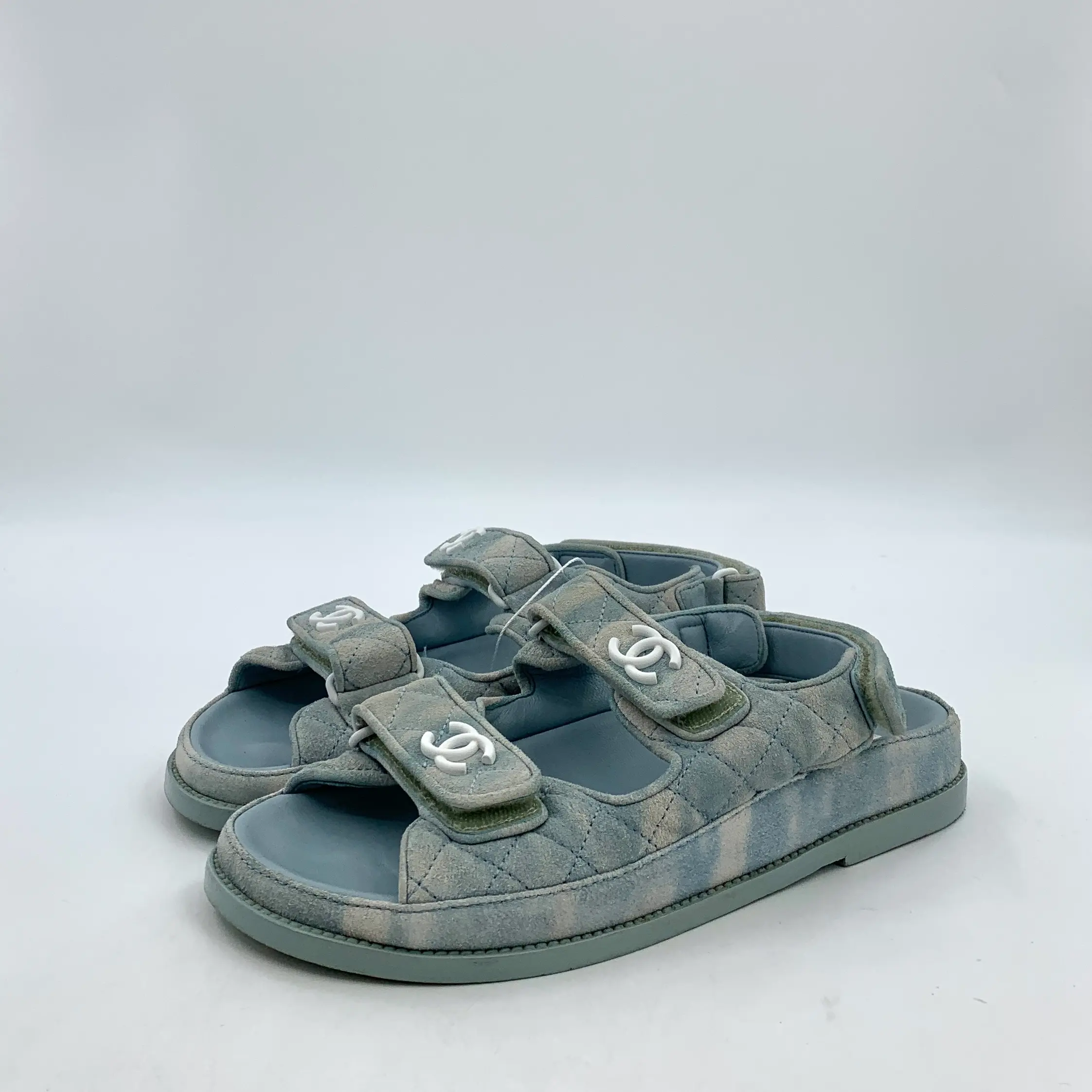 RDLT-Chanel blue sandal size39-J35183