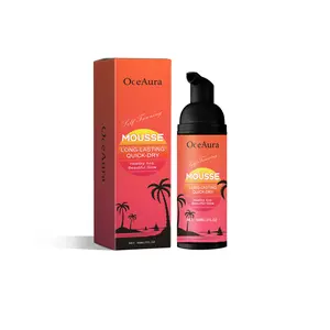 OceAura Self Tanning Mousse, Body Black Wheat Skin Hydrating Deep Moisturizing After Sun Repair Cream