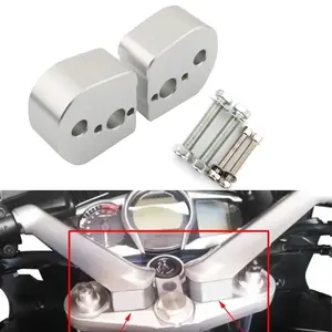 Aluminum Alloy Motorcycle Handlebar Riser Mount, High Seat Clamp, Adjustable Height, Durable and Lightweight, Fits Most Motorcycles