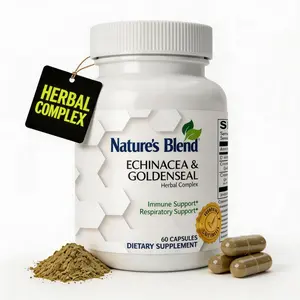 Nature’s Blend Seasonal Guard – Sugar-Free Immune Support for All Ages with Echinacea & Goldenseal Root (60ct, Gluten-Free) | Mother’s Day Gift for Family Wellness**
