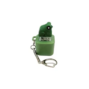 Cute Rechargeable Animal Keychain Press Toy with Sound and Glow for Stress Relief Best Birthday Gift Sensory Button Funny